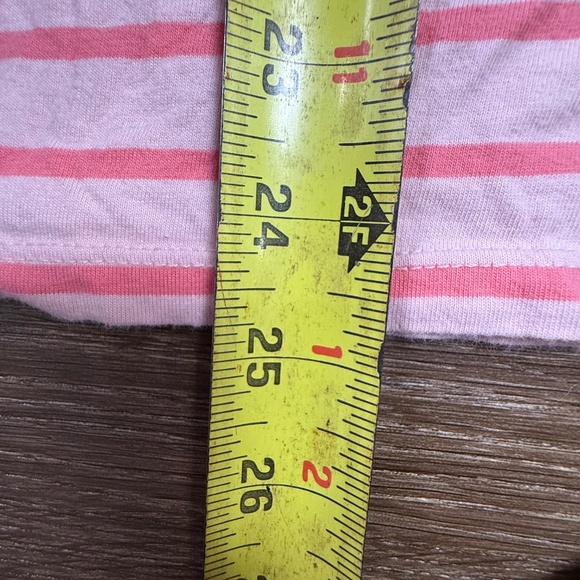 Tea Collection Girls Pink Striped Lightweight Long Sleeve Dress Size 8, Ruffle - Picture 5 of 8